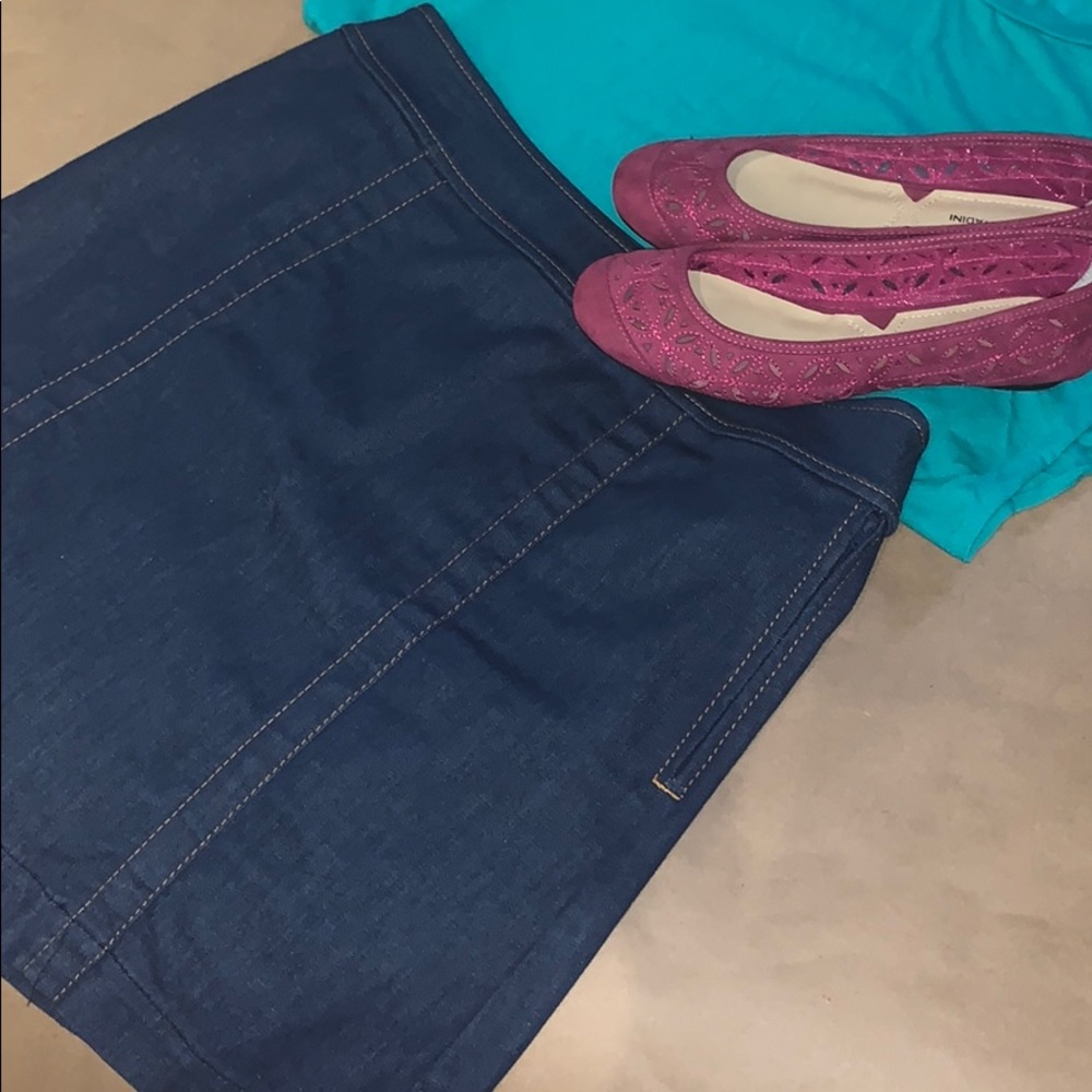 Jean Stretchy Skirt